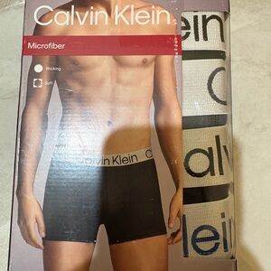 4 Calvin Klein TRUNKS Black 4 Pack Underwear Limited Ed.